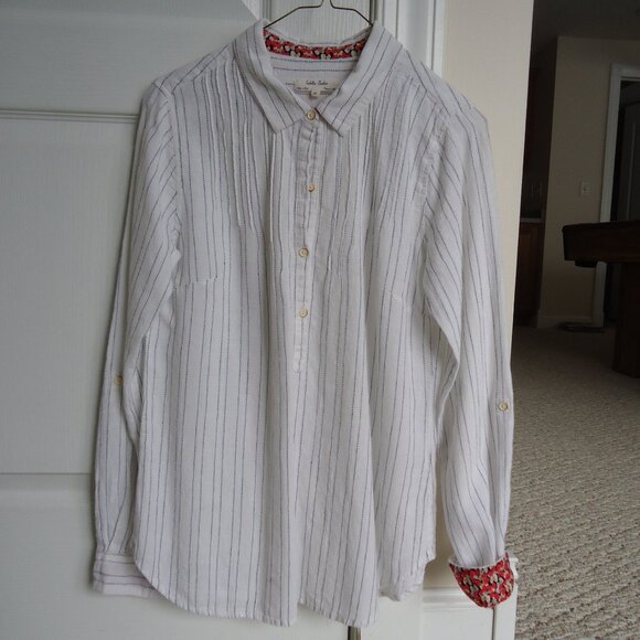 Anthropologie Isabella Sinclair Top M Lace - Picture 2 of 9